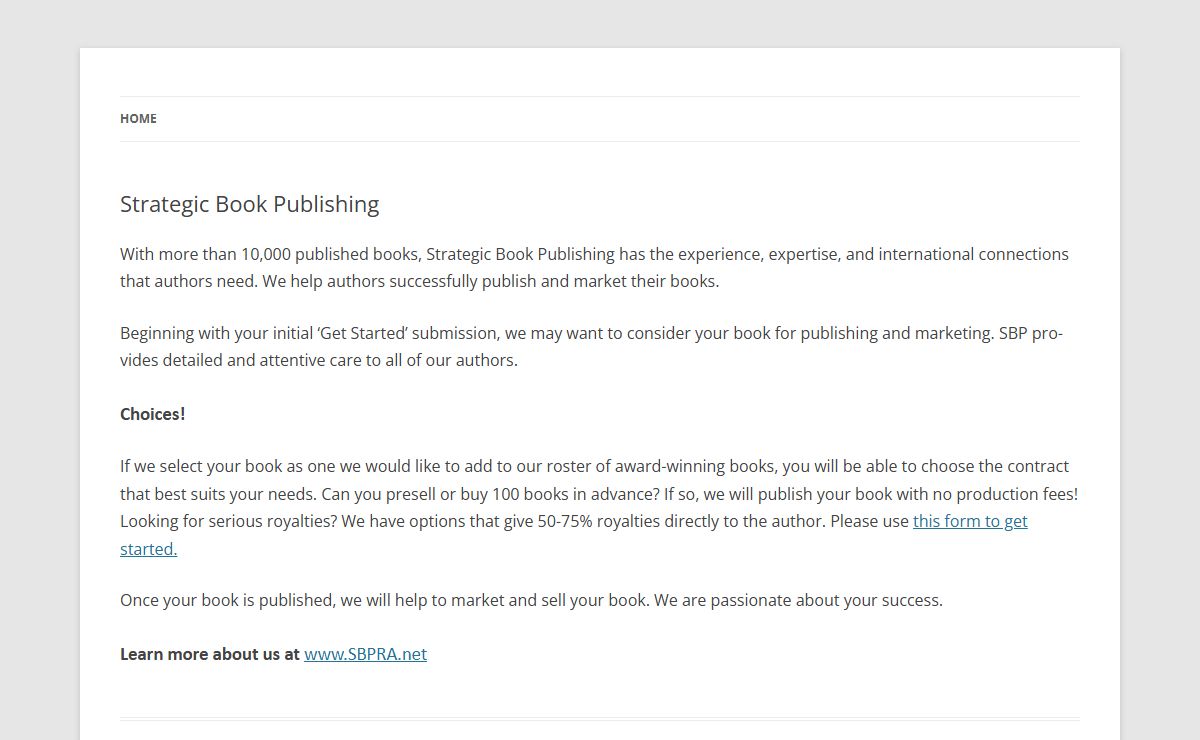 sbprabooks.com | Official Author Website