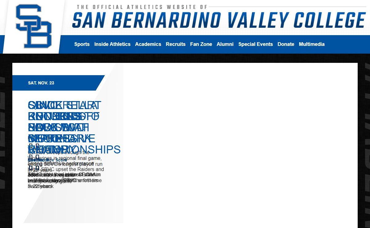 San Bernardino Valley College Athletics