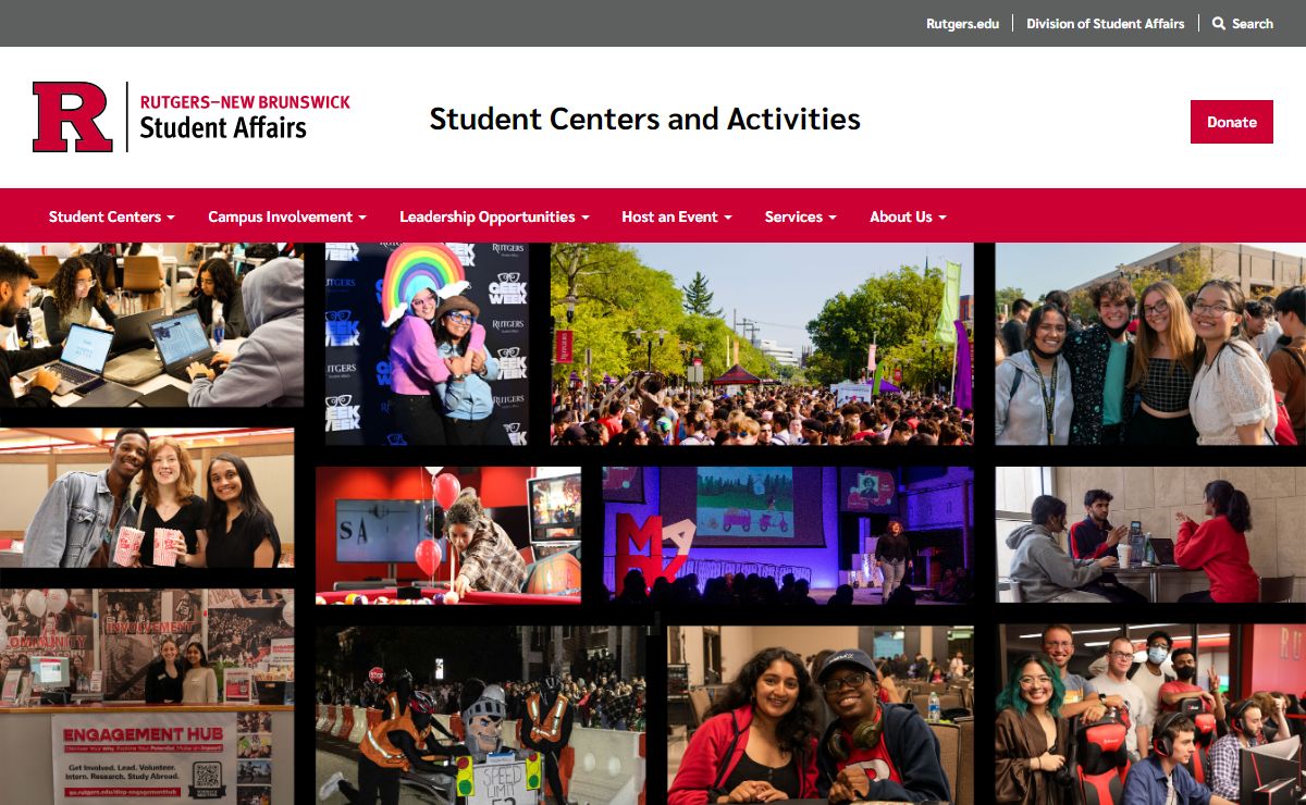 Home | Student Centers and Activities - Division of Student Affairs | Rutgers University-New Brunswick