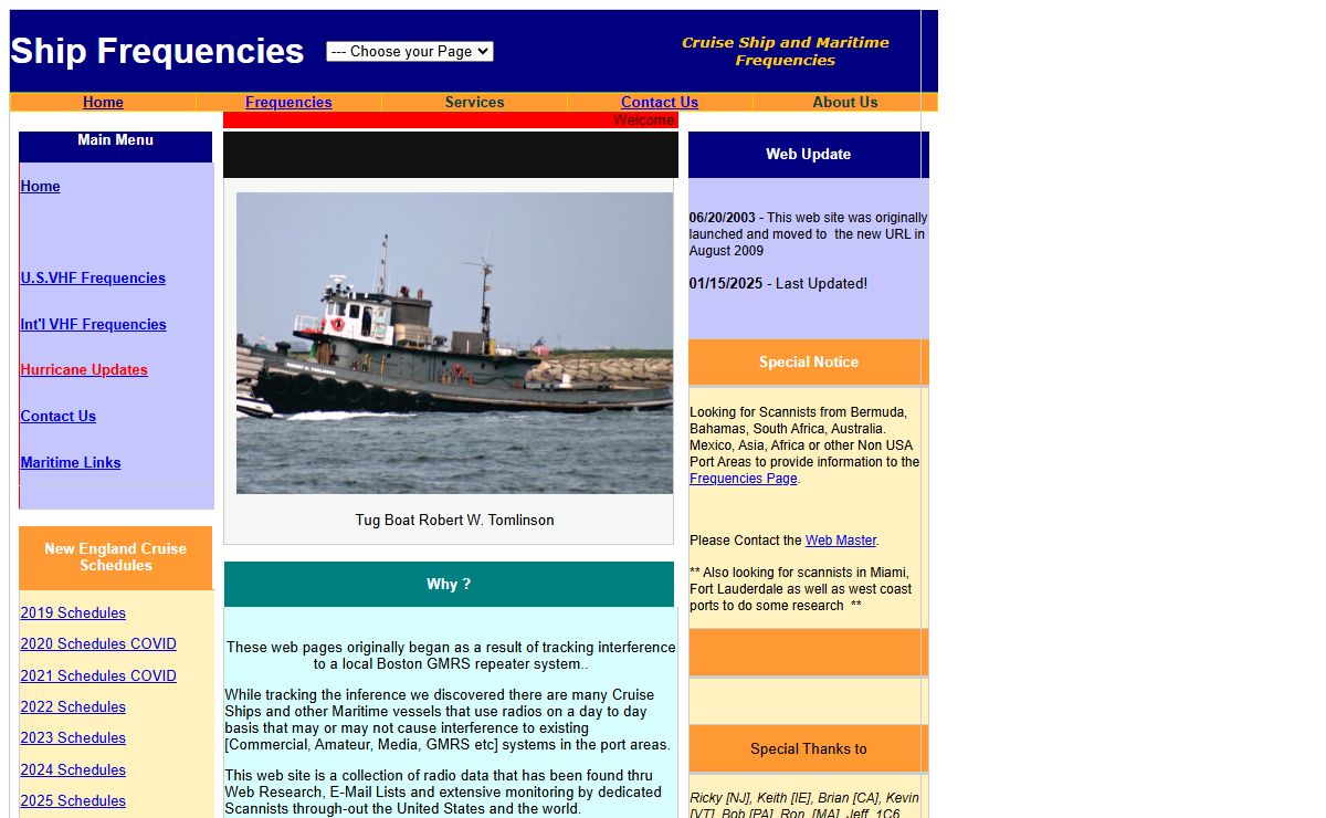 Cruise Ship and Maritime Monitoring