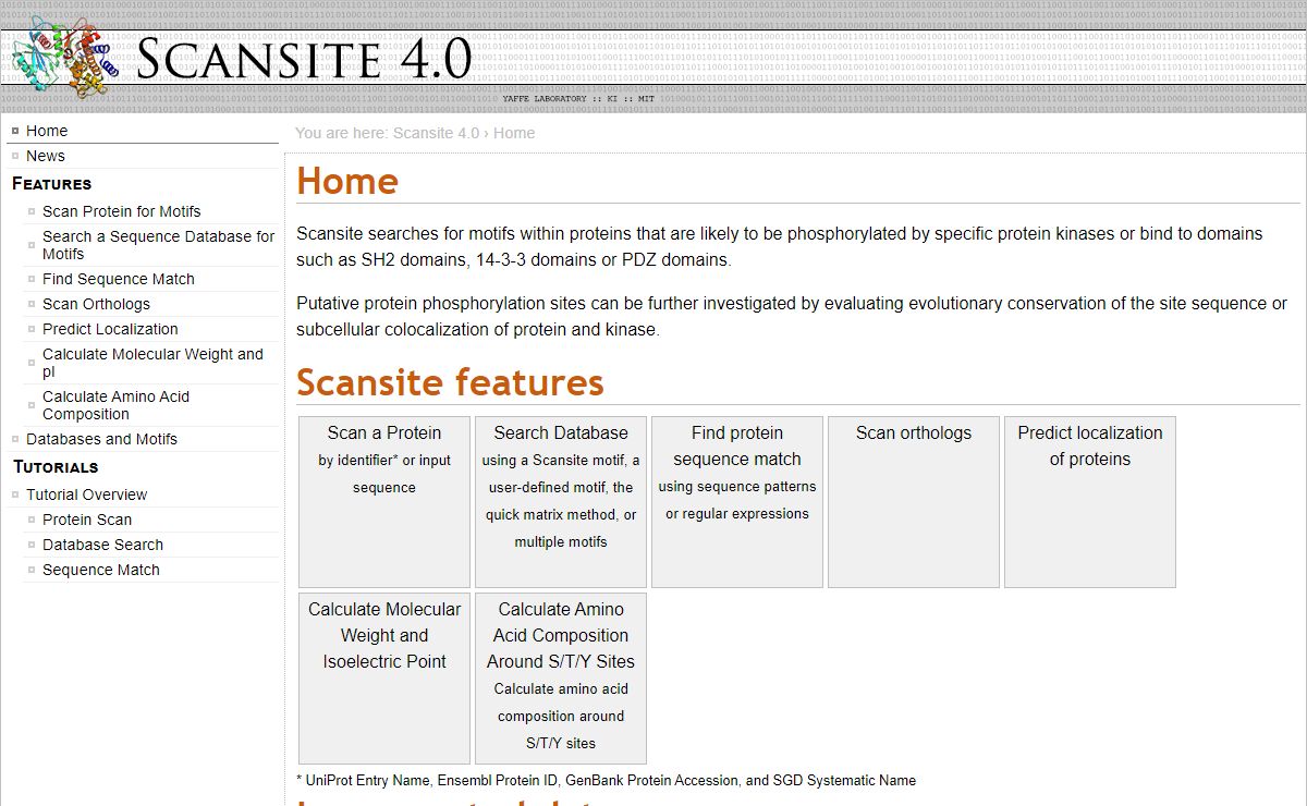 Home - Scansite 4