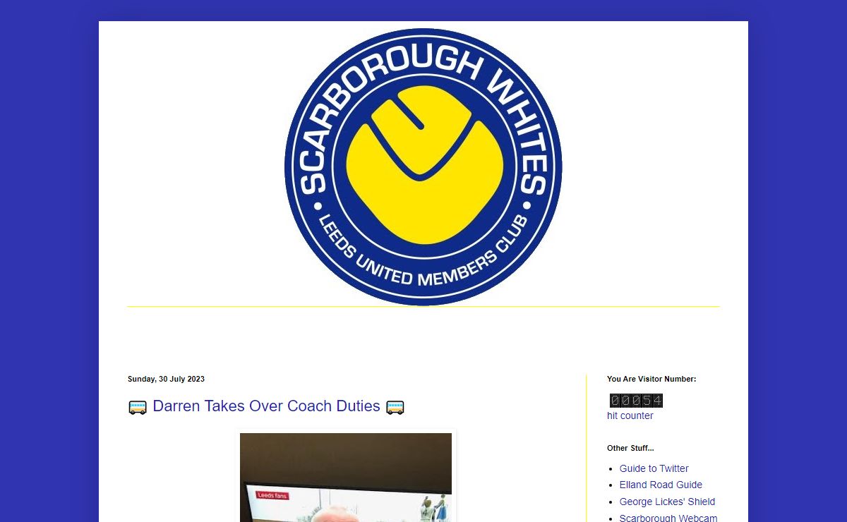 Scarborough Whites: Leeds United Members Club, Scarborough Branch