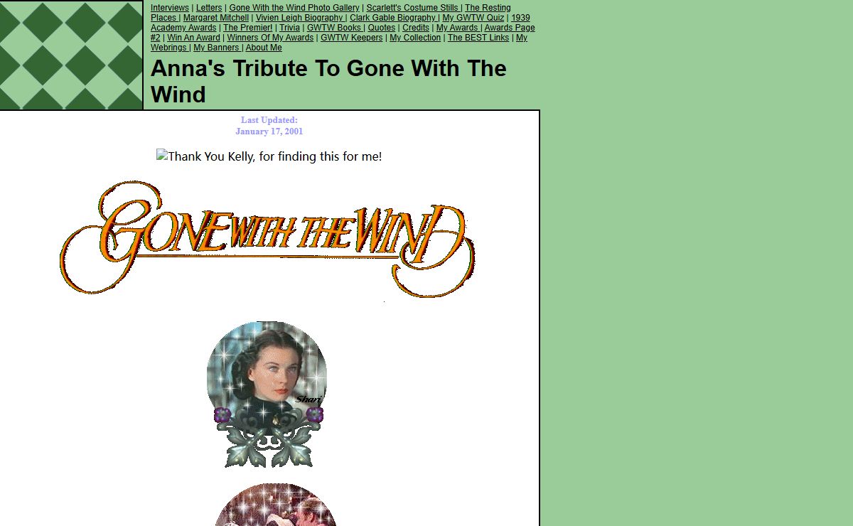 Anna's Tribute To Gone With The Wind