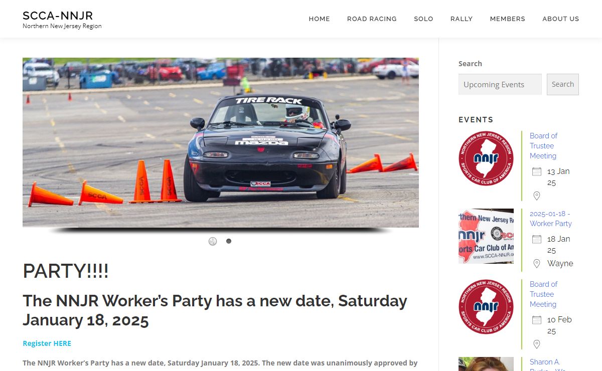 All NNJR News | SCCA-NNJR