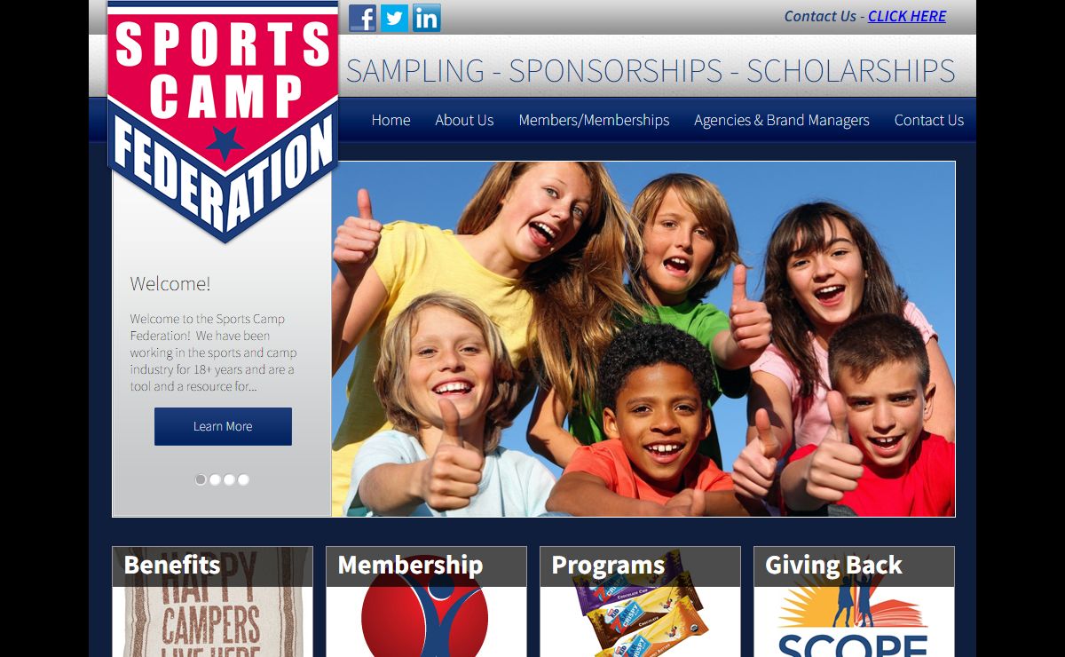 Sports Camp Federation: Home