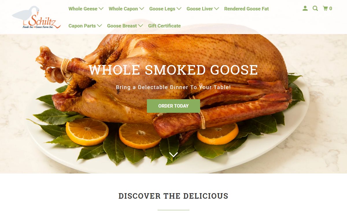 There's not a better company to Buy Goose and Capon Online