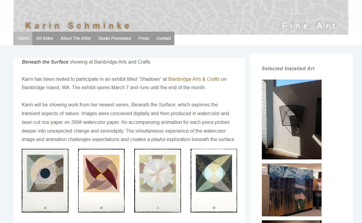 Contemporary nature-inspired art