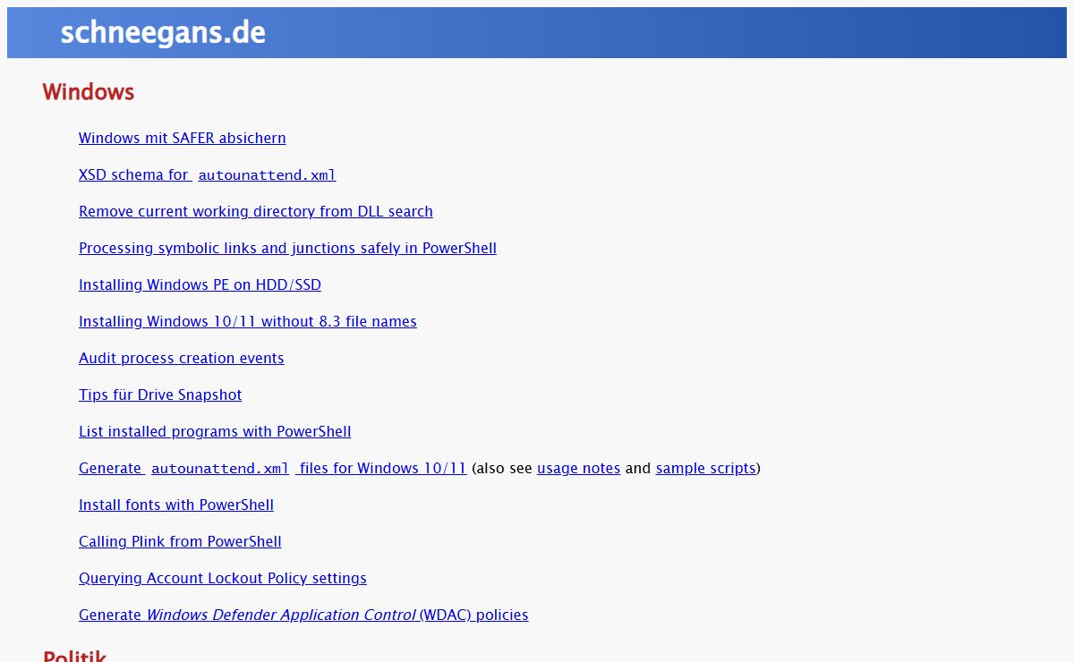 schneegans.de