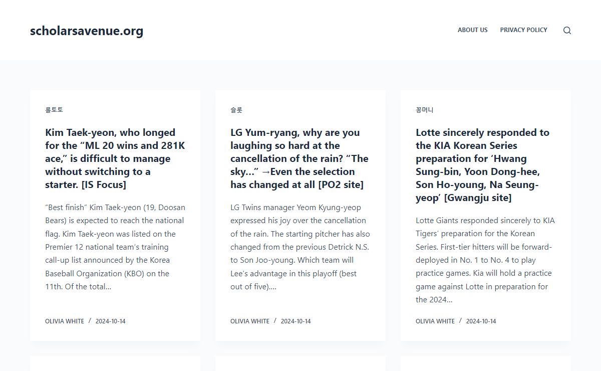 scholarsavenue.org -