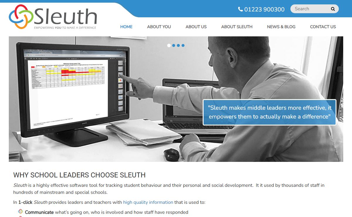 Sleuth – Tracking Behaviour and Personal Development | Sleuth – Tracking Behaviour and Personal Development