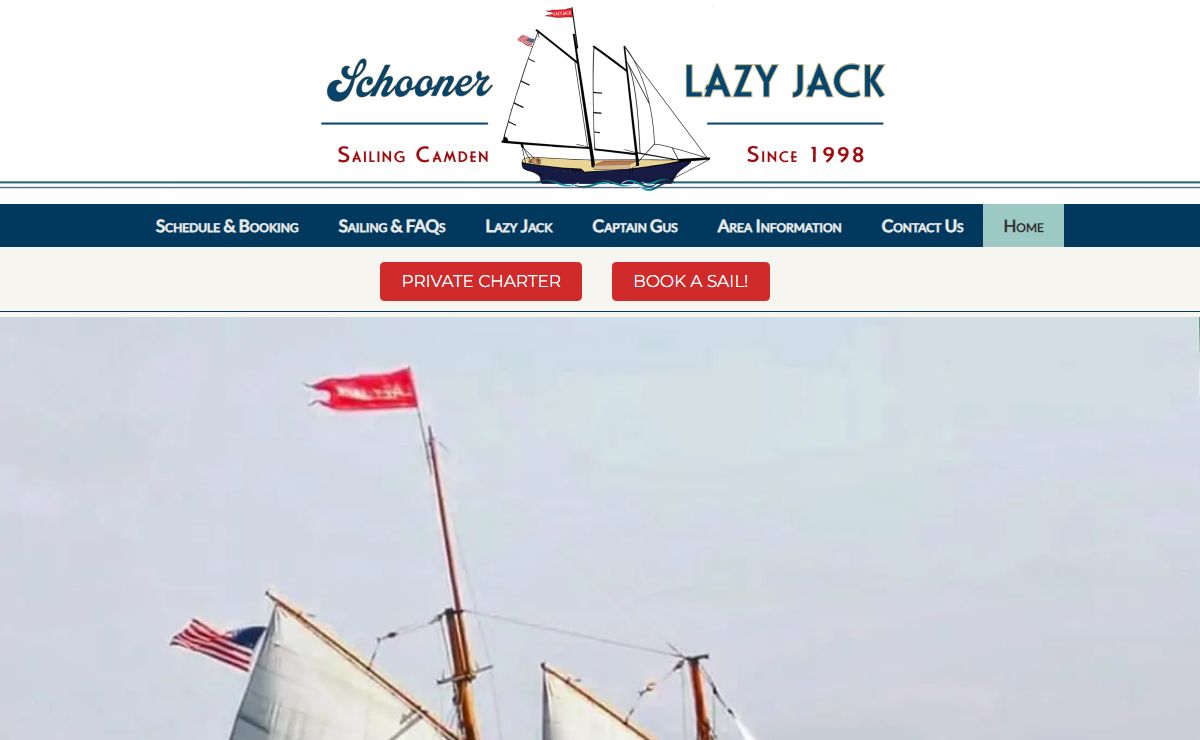 Schooner Lazy Jack II – Daysails and Charters in Camden, Maine