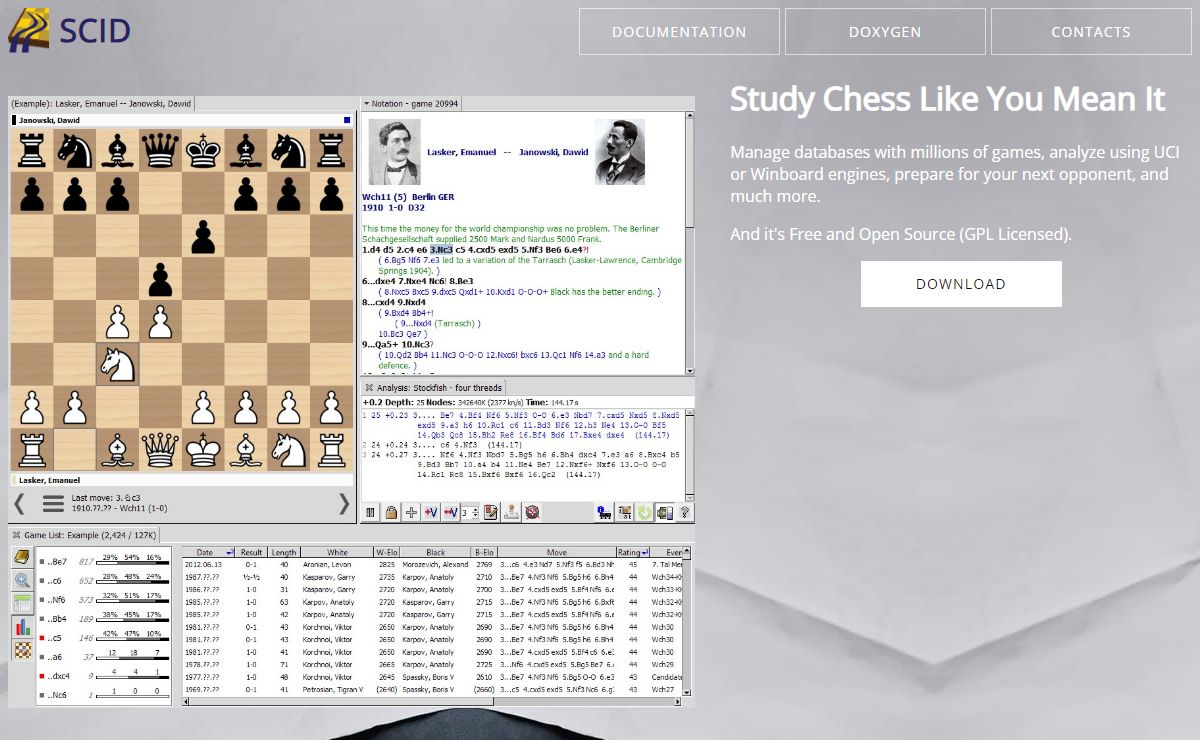 Scid - Chess Database Software