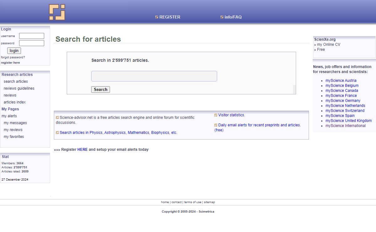 Science-advisor.net
