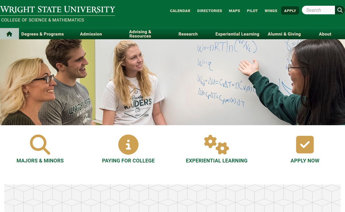College of Science & Mathematics | Wright State University