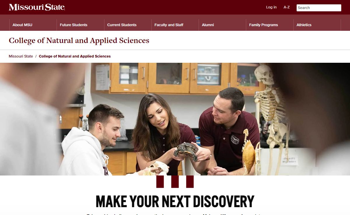College of Natural and Applied Sciences - Missouri State