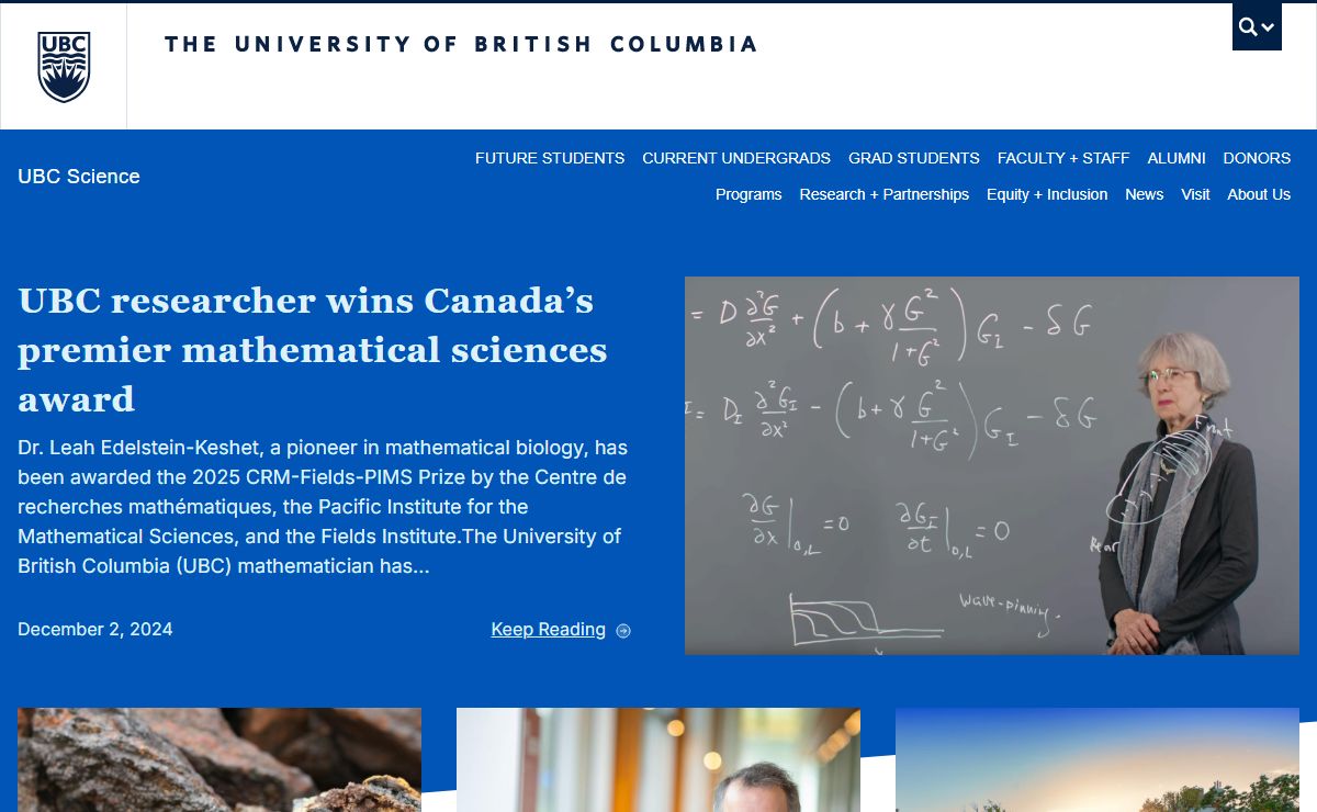 Welcome | UBC Science