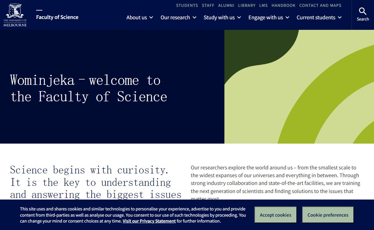Faculty of Science - University of Melbourne