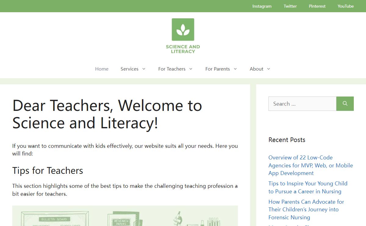 Science and Literacy: Tips for Teachers, Parents, Classroom Ideas