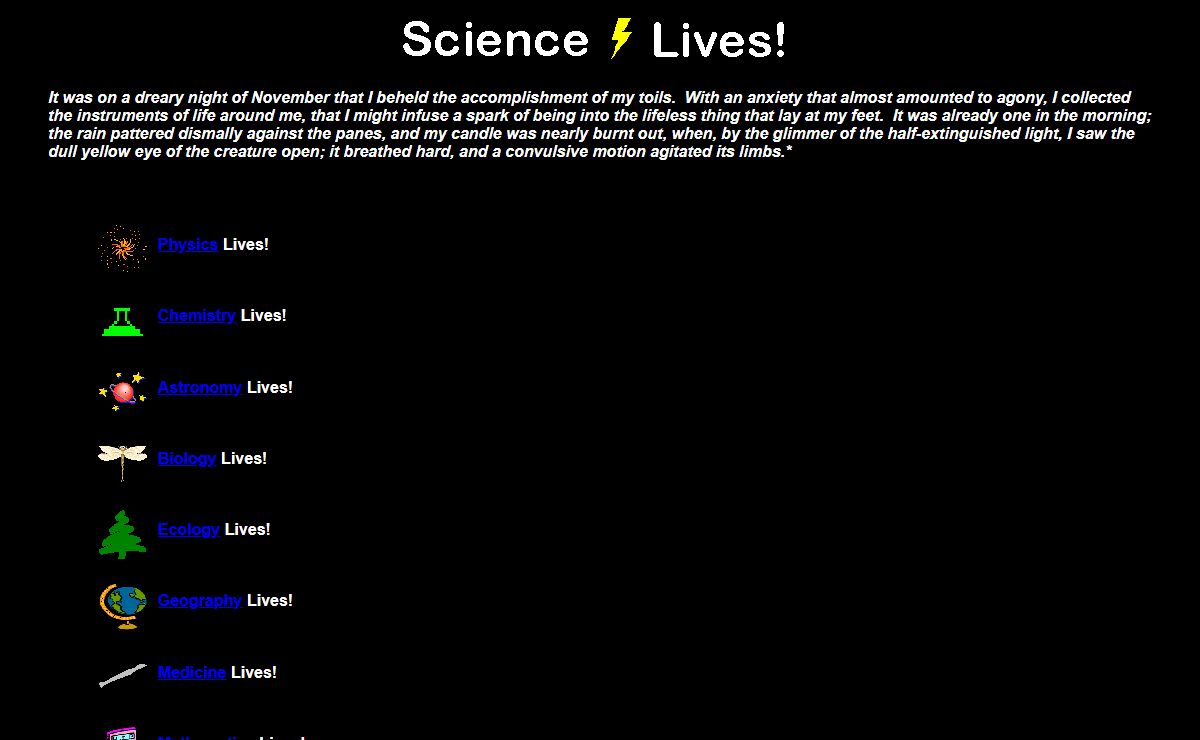 ScienceLives! Online