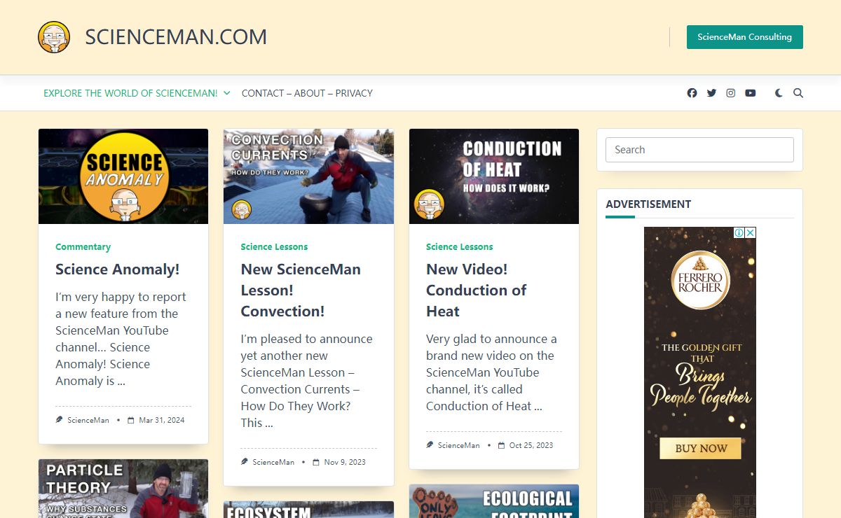 ScienceMan.com – All the best for science education!