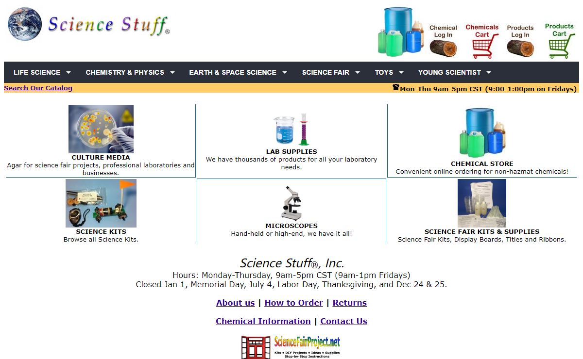 Science Stuff :: Educational Science Supplies, Toys, Games and Kits