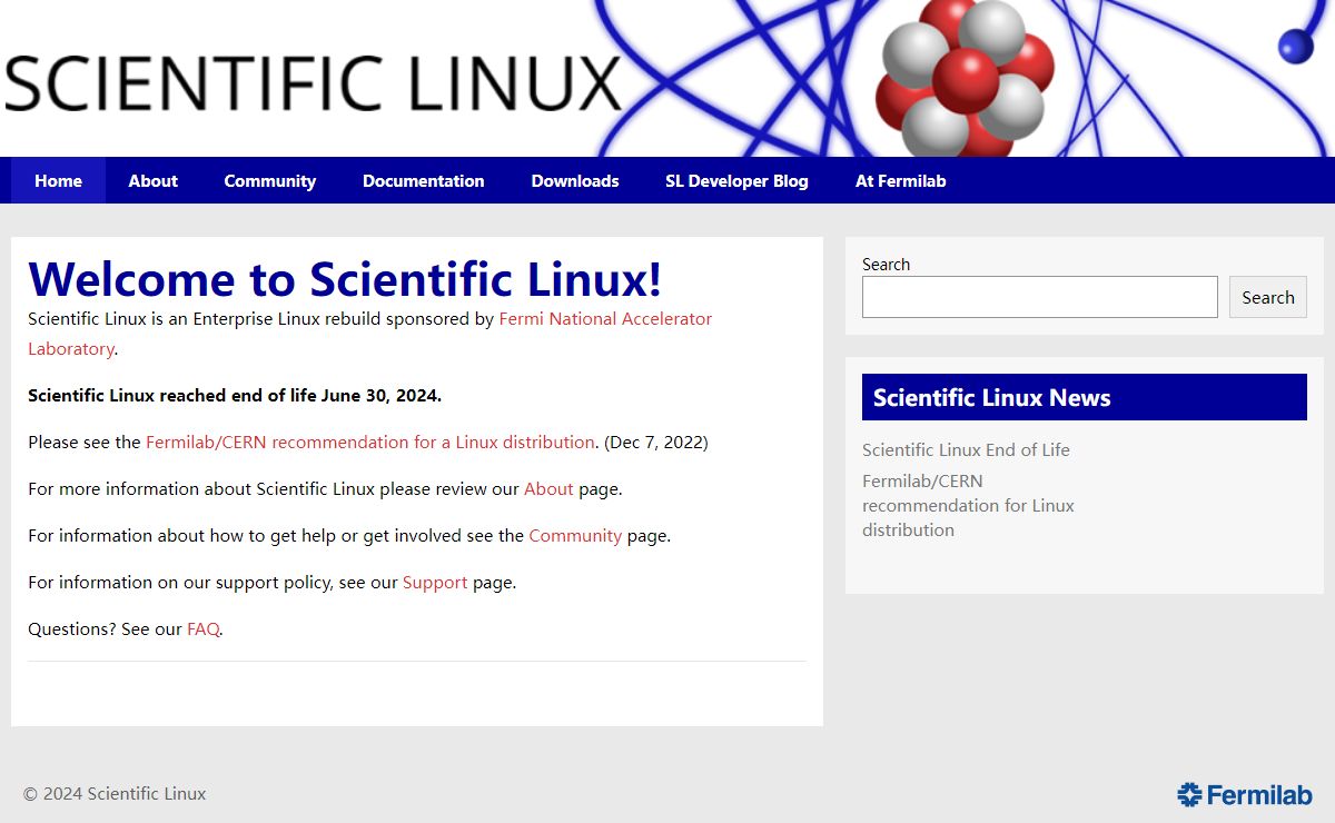 Scientific Linux | Information about the Scientific Linux distribution