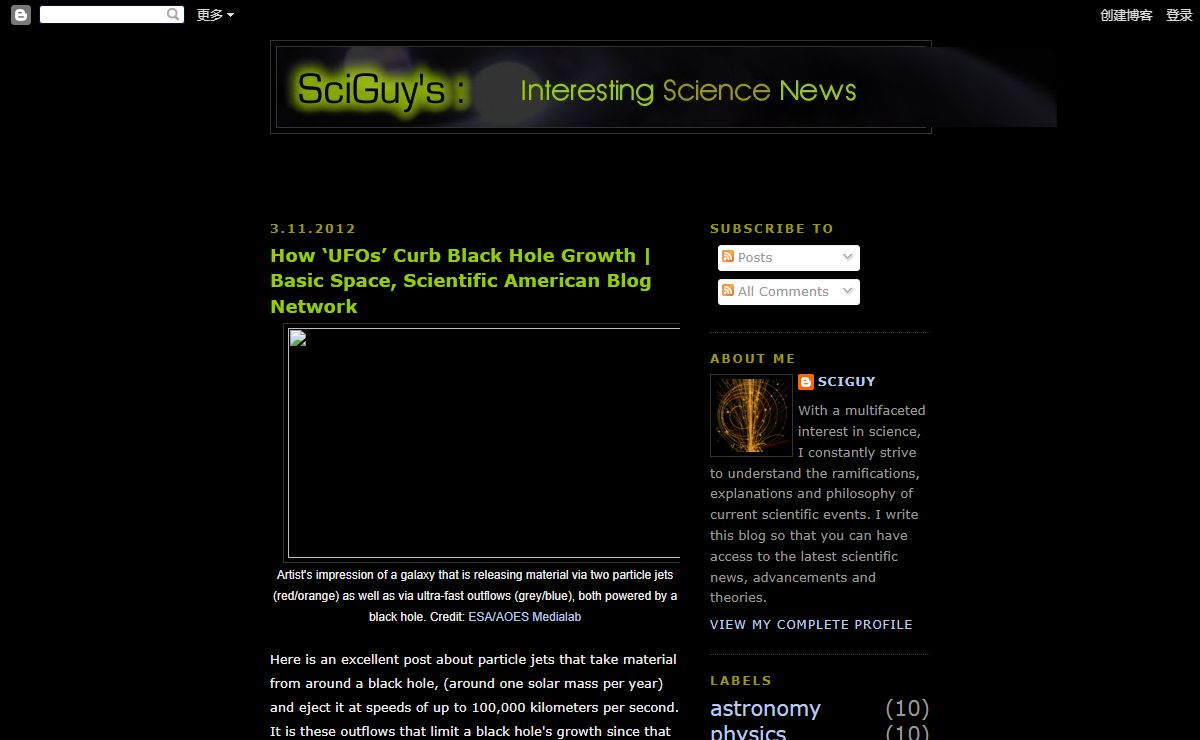 Sciguy's Interesting Science News