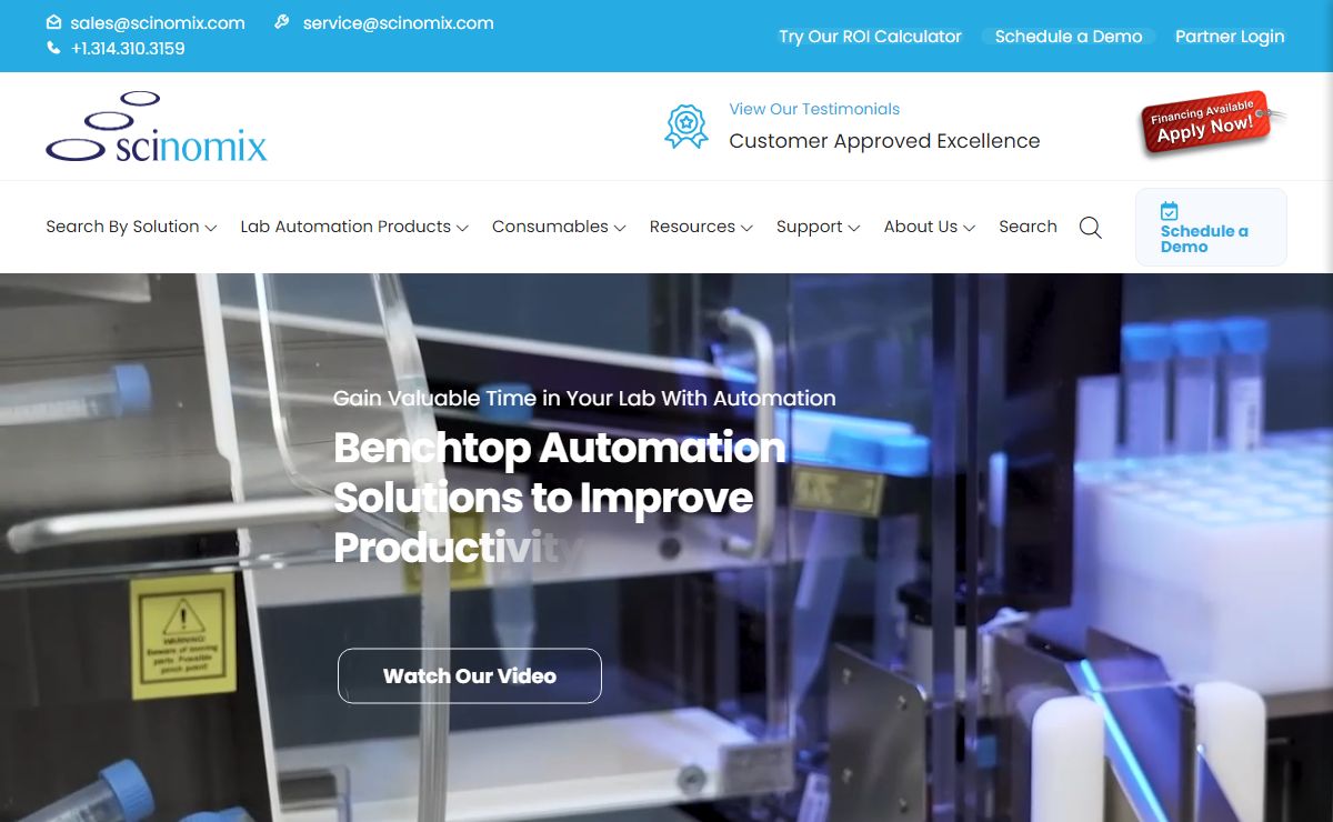 Scinomix | Laboratory Automation Solutions
