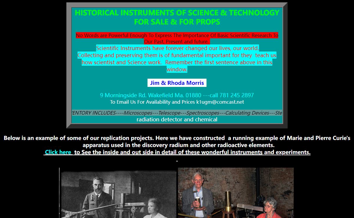 HISTORICAL INSTRUMENTS OF SCIENCE & TECHNOLOGY FOR SALE & FOR media PROPS