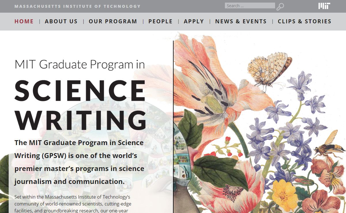 MIT Graduate Program in Science Writing