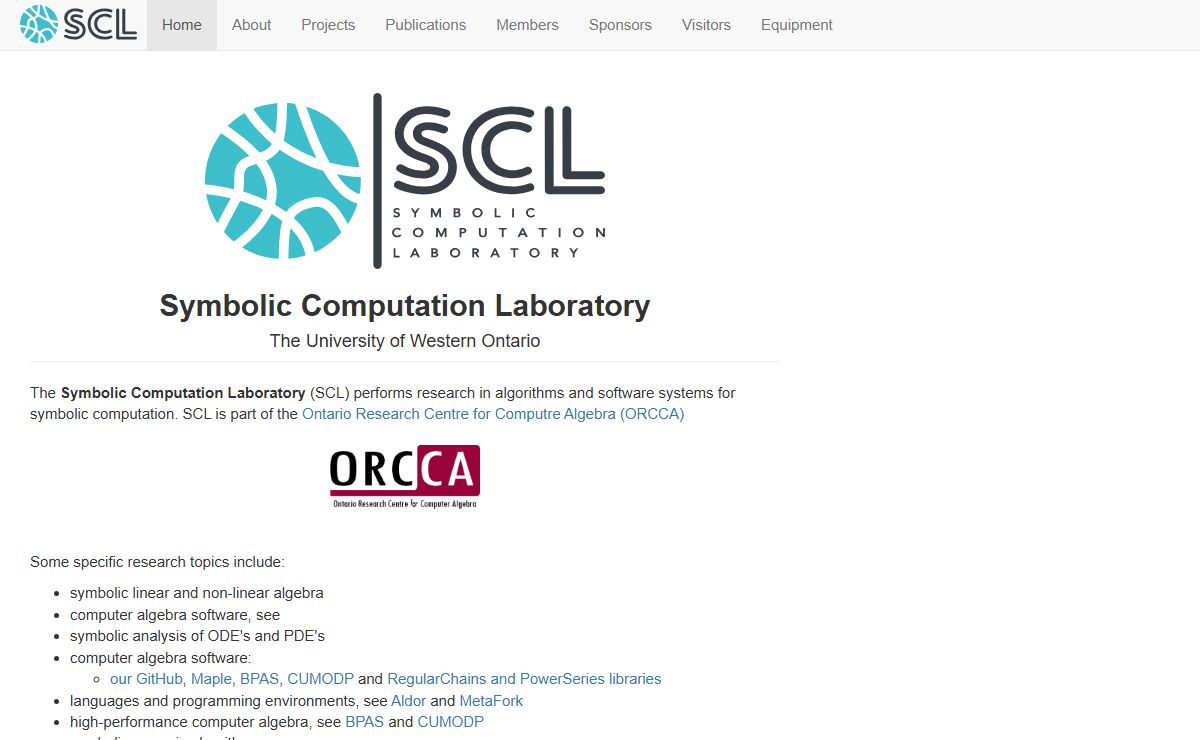 Symbolic Computation Laboratory - SCL
