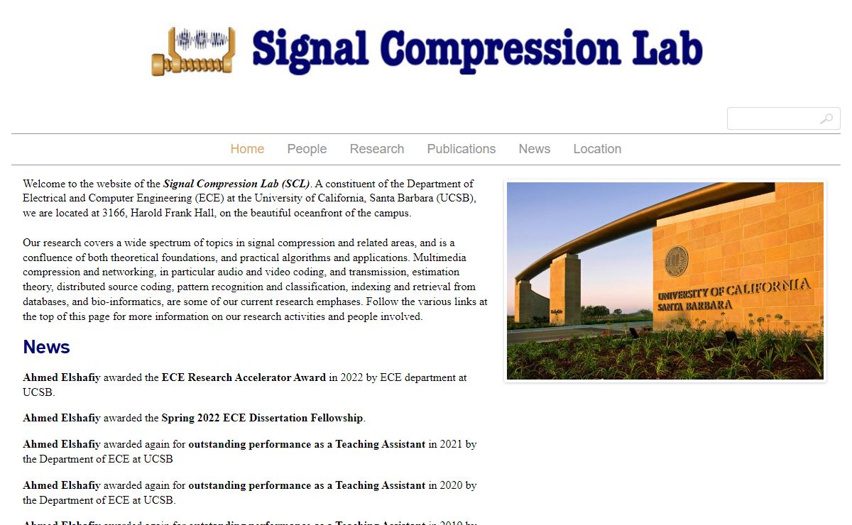 Signal Compression Lab | UC Santa Barbara