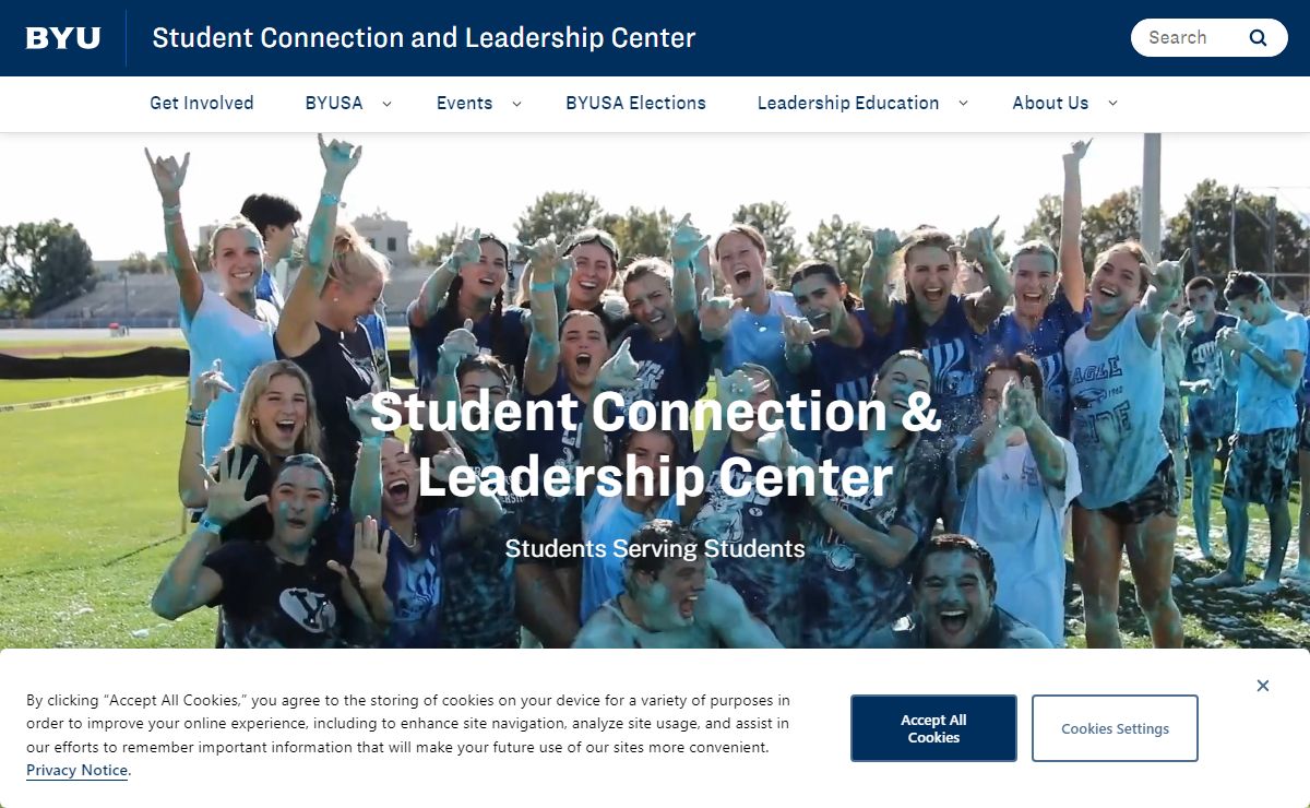 Student Connection and Leadership Center Home Page