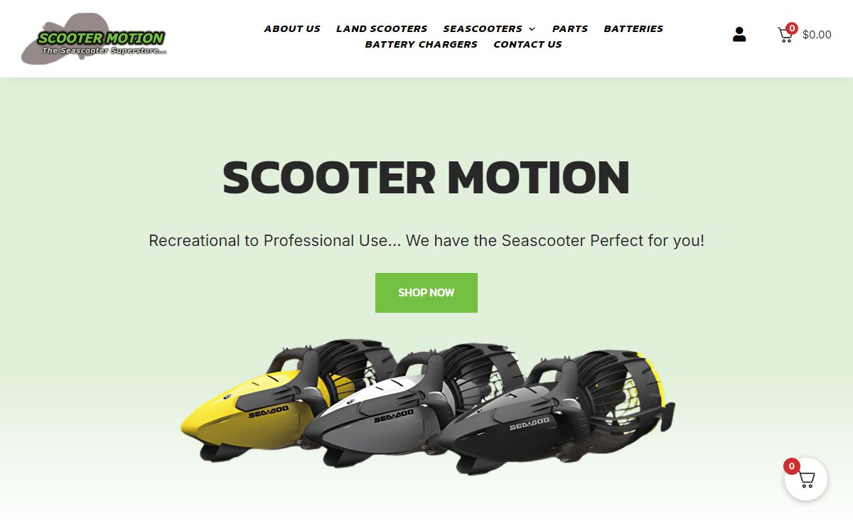 Sea-Doo Seascooter Water Scooters - FREE Shipping in the US