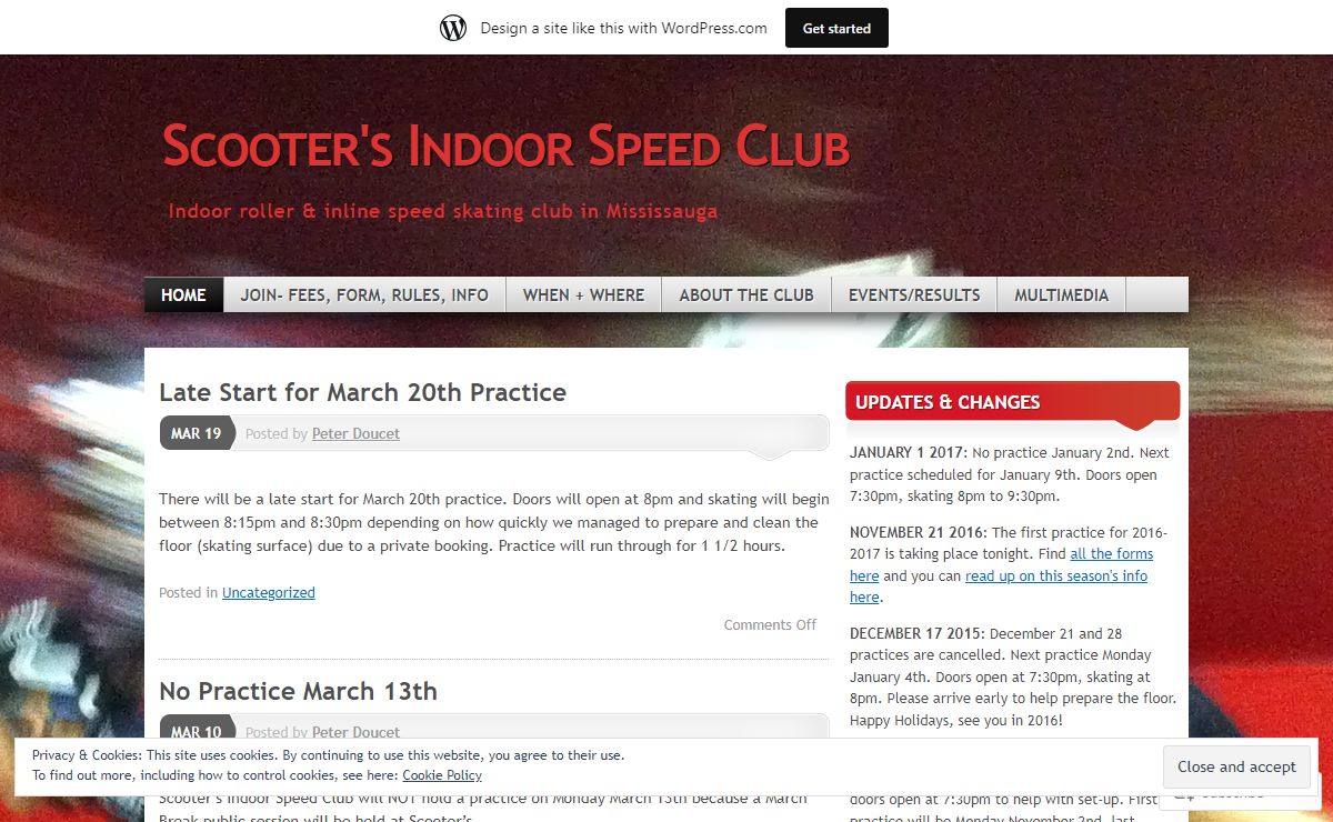 Scooter's Indoor Speed Club | Indoor roller & inline speed skating club in Mississauga