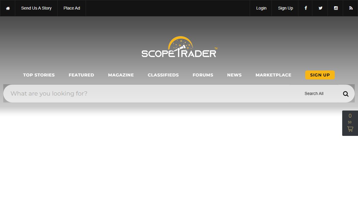 Astronomy Magazine Online and Telescope Classifieds Website