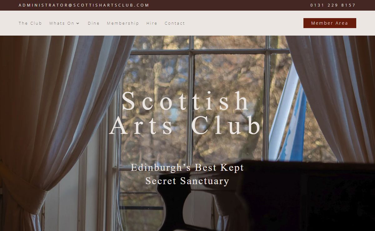 Scottish Arts Club | Edinburgh's best kept secret sanctuary