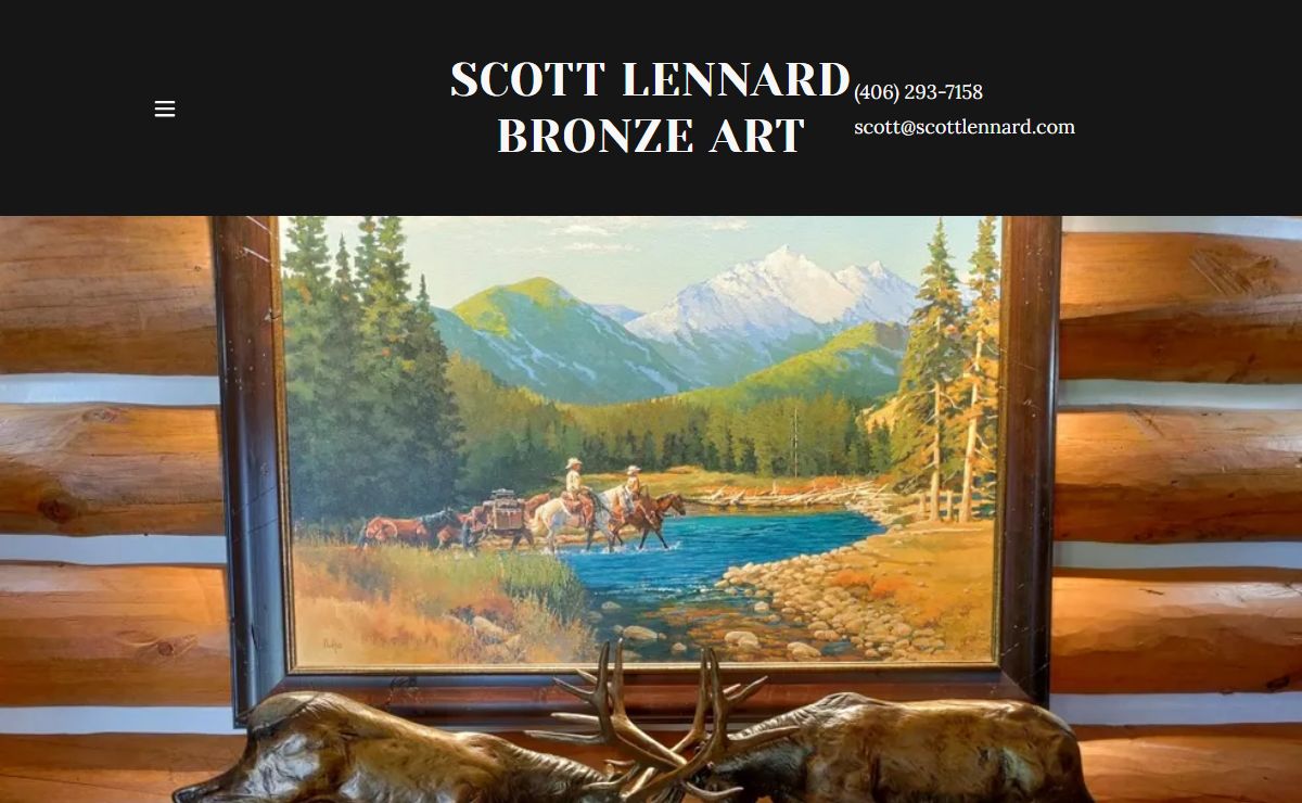 Scott Lennard Bronze - Bronze Sculpture, Wildlife Bronze Art