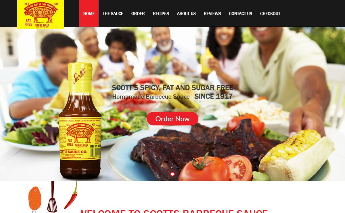 Scott's Barbecue Sauce – Official Website | Award winning BBQ sauce from North Carolina. BBQ sauce for meats, seafood, poultry, and vegetables.