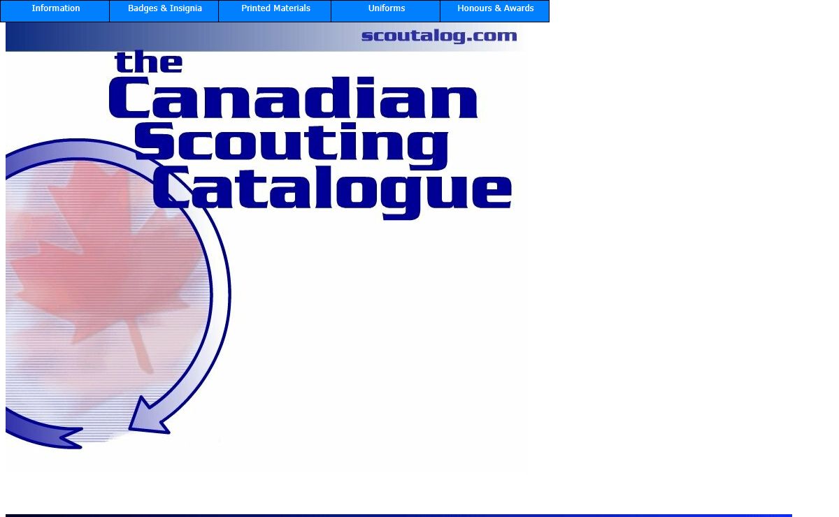 Scoutalog - Canadian Scouting Catalogue Page