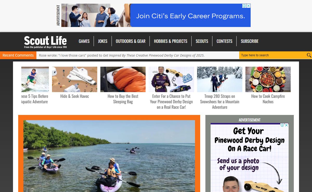 Scout Life magazine, from the publisher of Boys' Life since 1911