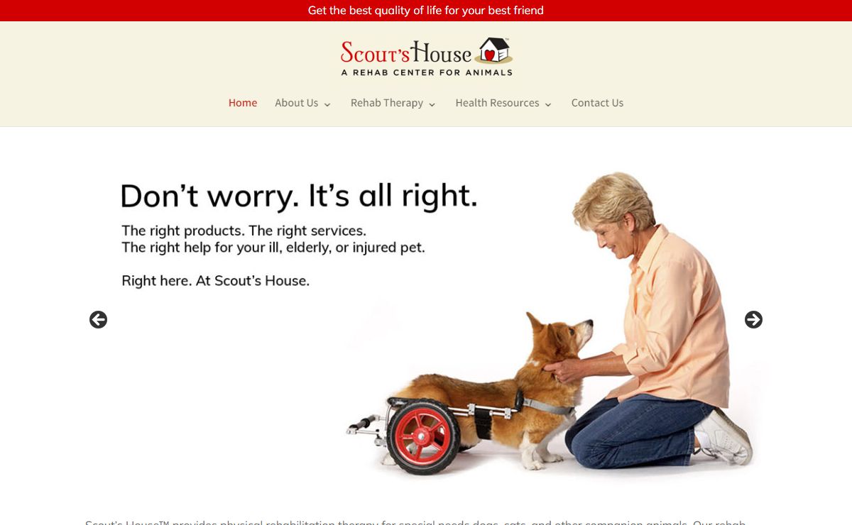 Scout's House | A rehab center for animals