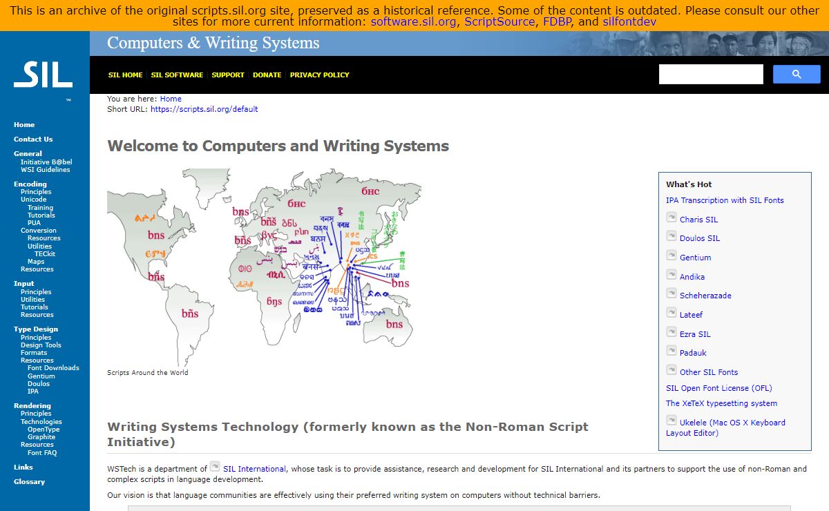 Welcome to Computers and Writing Systems