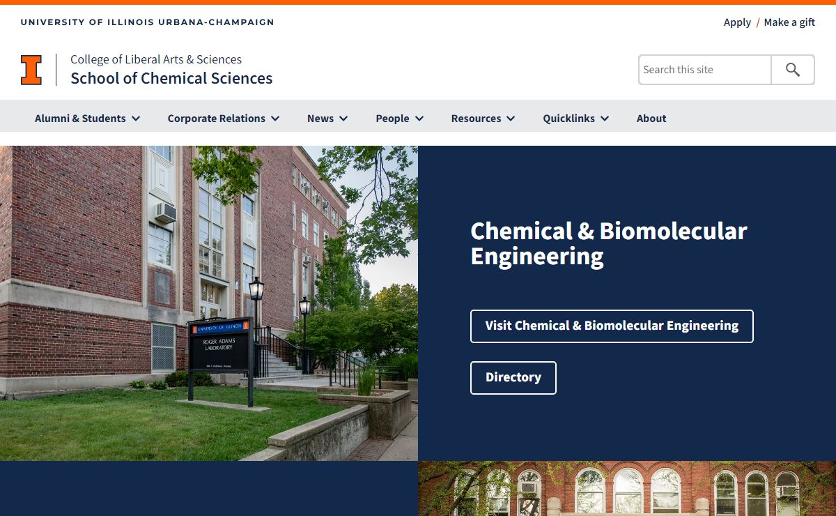 Home | School of Chemical Sciences | Illinois