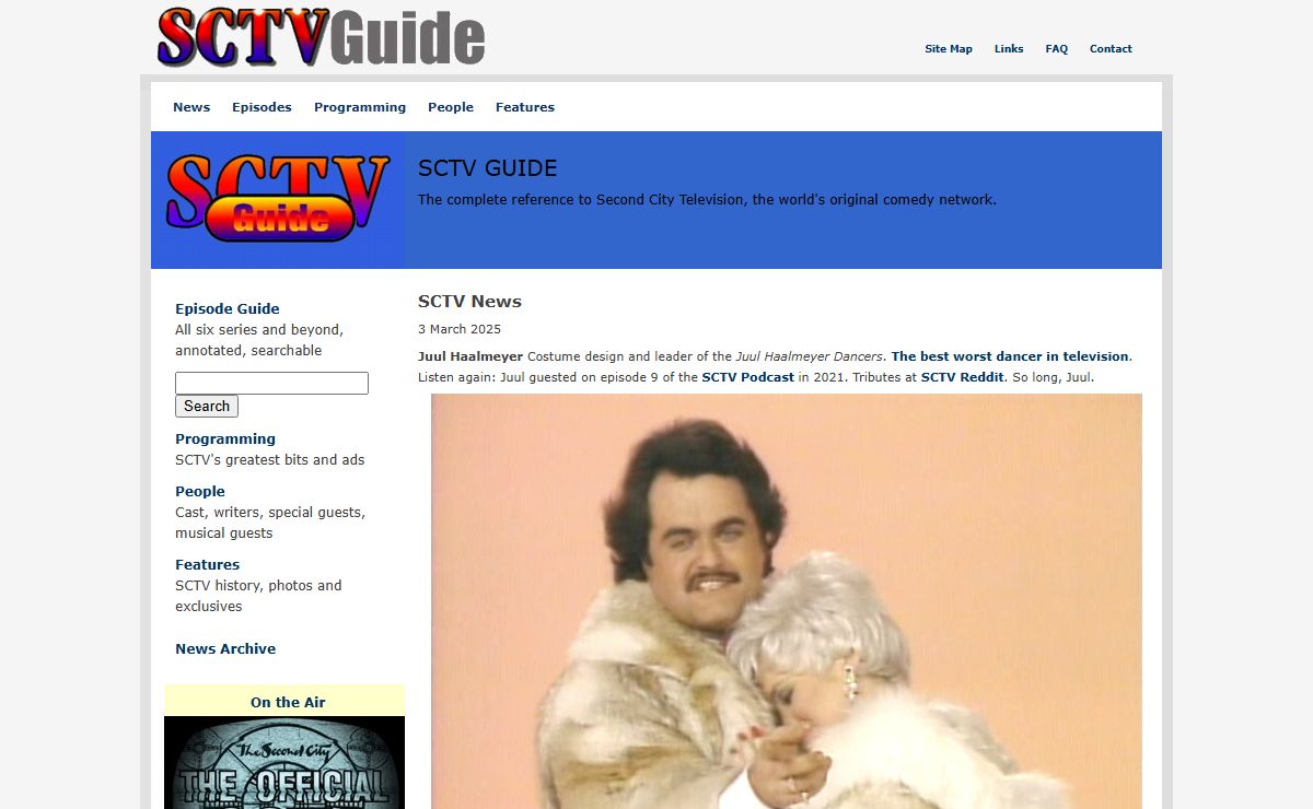 SCTV Guide - News and information about all things SCTV