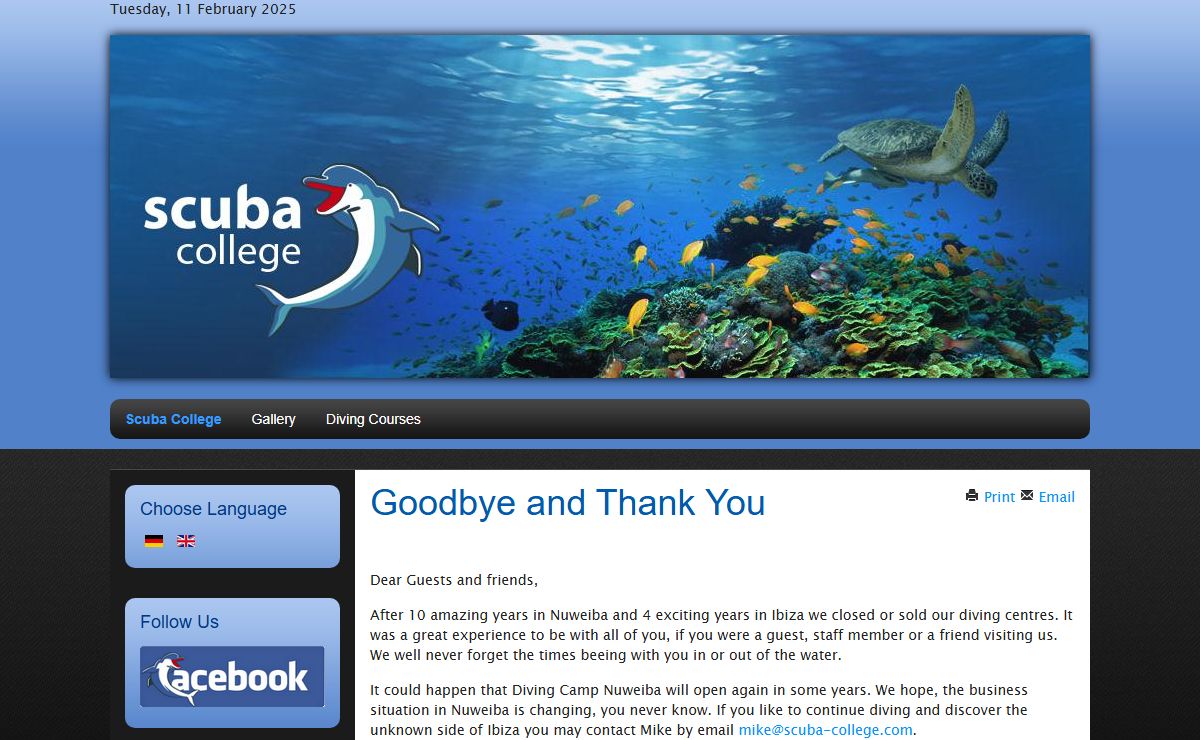 Scuba College Diving Schools on Ibiza and Sinai