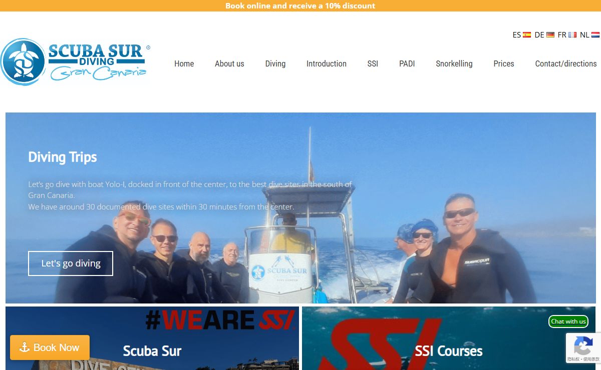 Scuba diving in Gran Canaria - Boat Dives - Diving courses