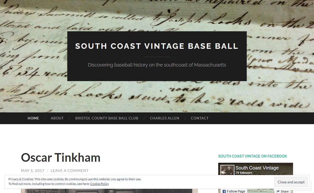 South Coast Vintage Base Ball | Discovering baseball history on the southcoast of Massachusetts
