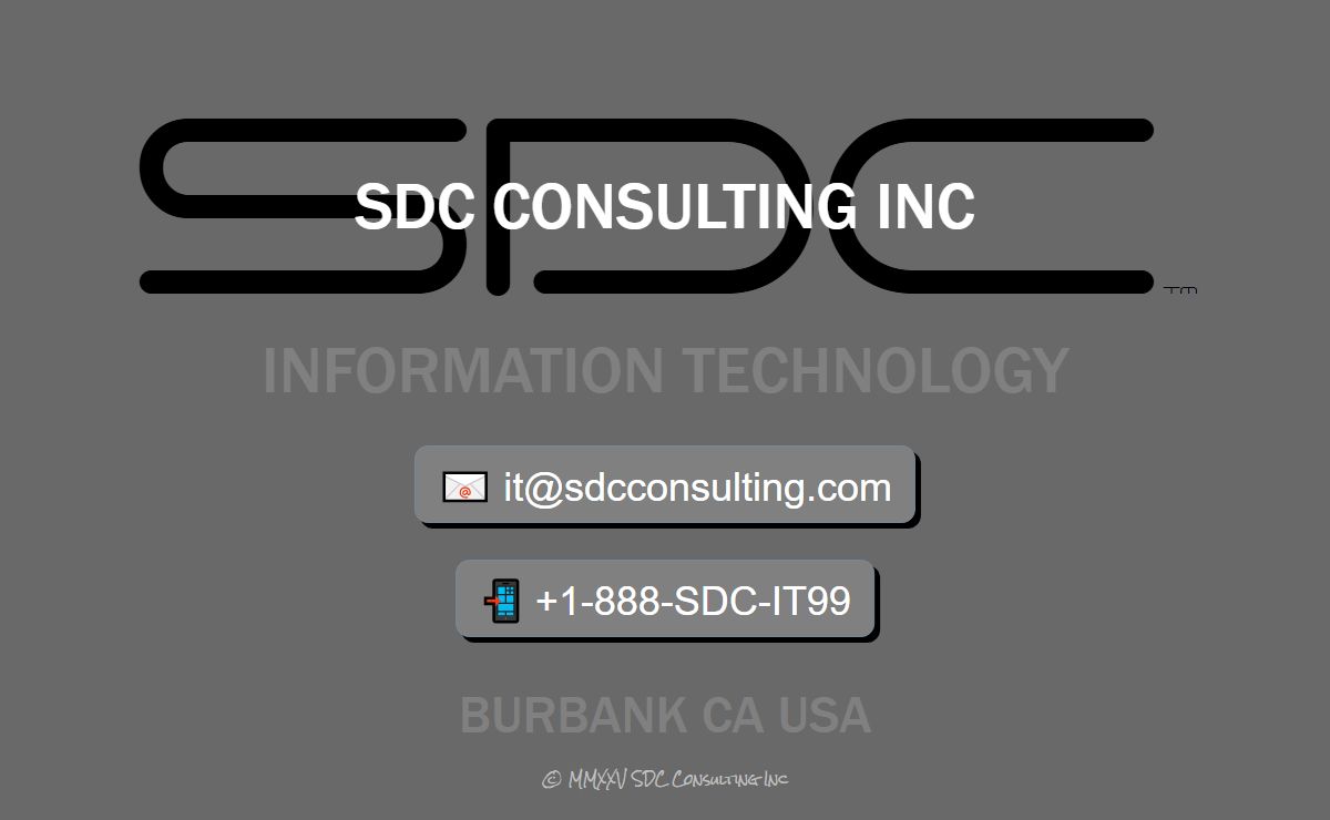 Software Design in Cyberspace(tm); SDC Consulting, Inc. - Cyberspace Architecture.