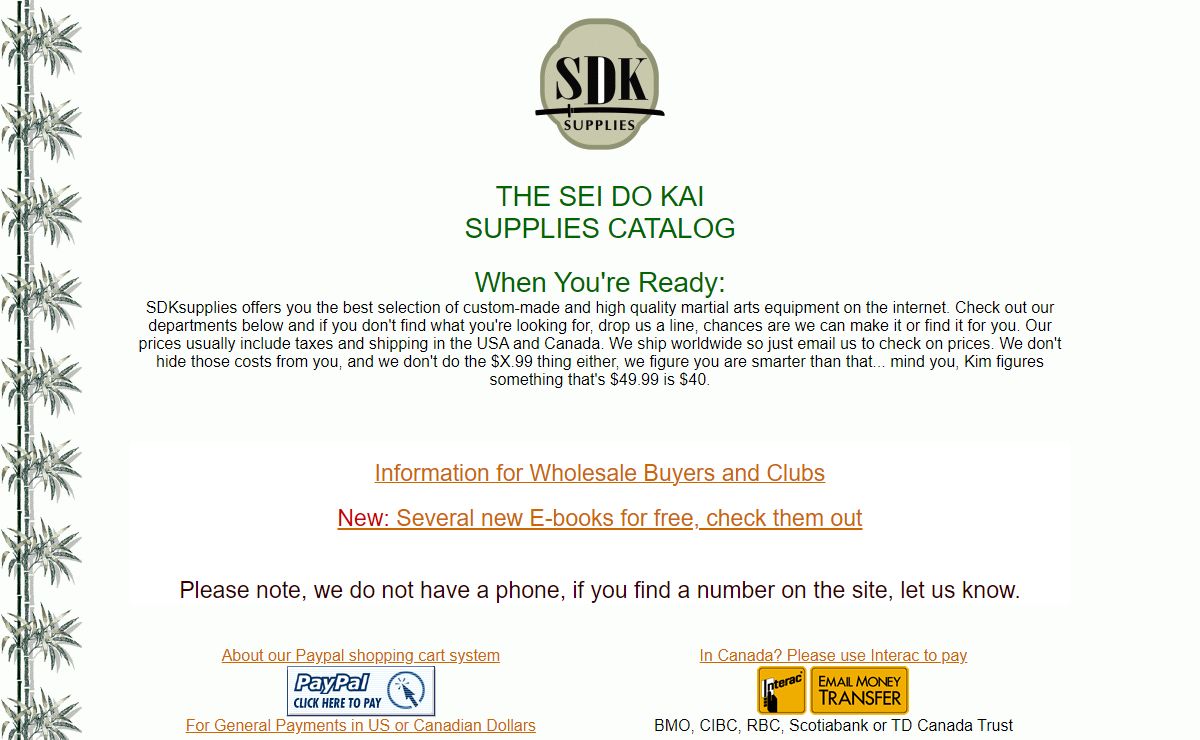 SDKsupplies, unique and custom martial arts equipment, books, videos and uniforms
